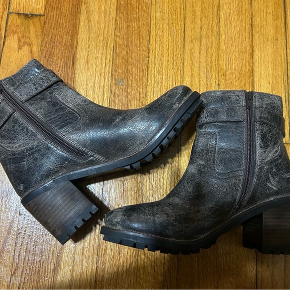 DIBA TRUE CRAZE HOT MOTO BOOTS Western Cowgirl Grunge Rustic Size 10 - Picture 7 of 12